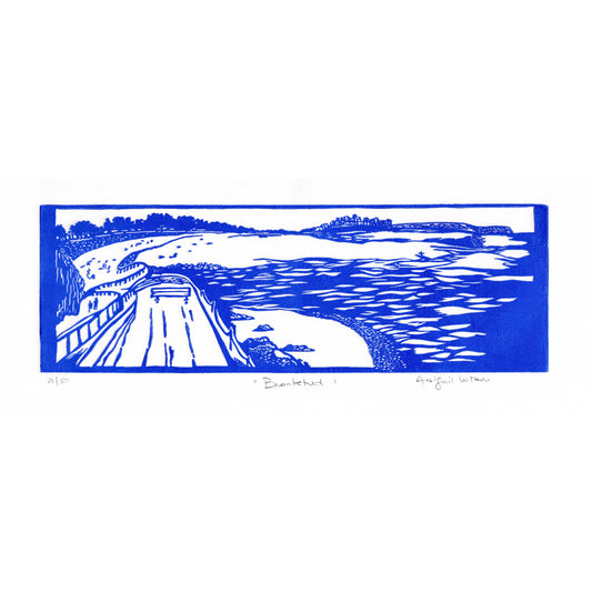 Bronte Beach Linocut print