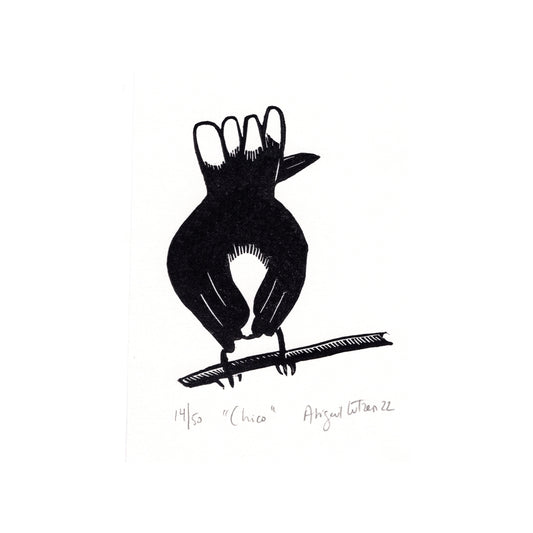 Chico - Limited Edition Handprinted Linocut
