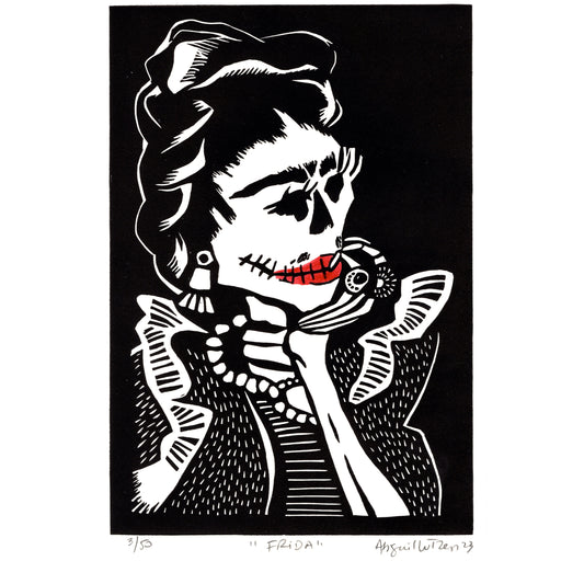 Frida - Limited Edition Handprinted Linocut