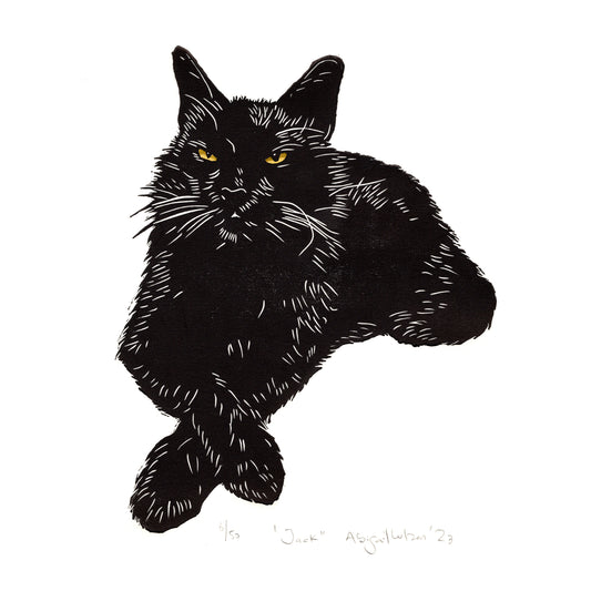 Jack - Limited Edition Handprinted Linocut