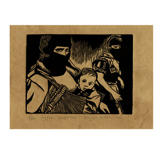 Mother Revolution - Limited Edition Handprinted Linocut