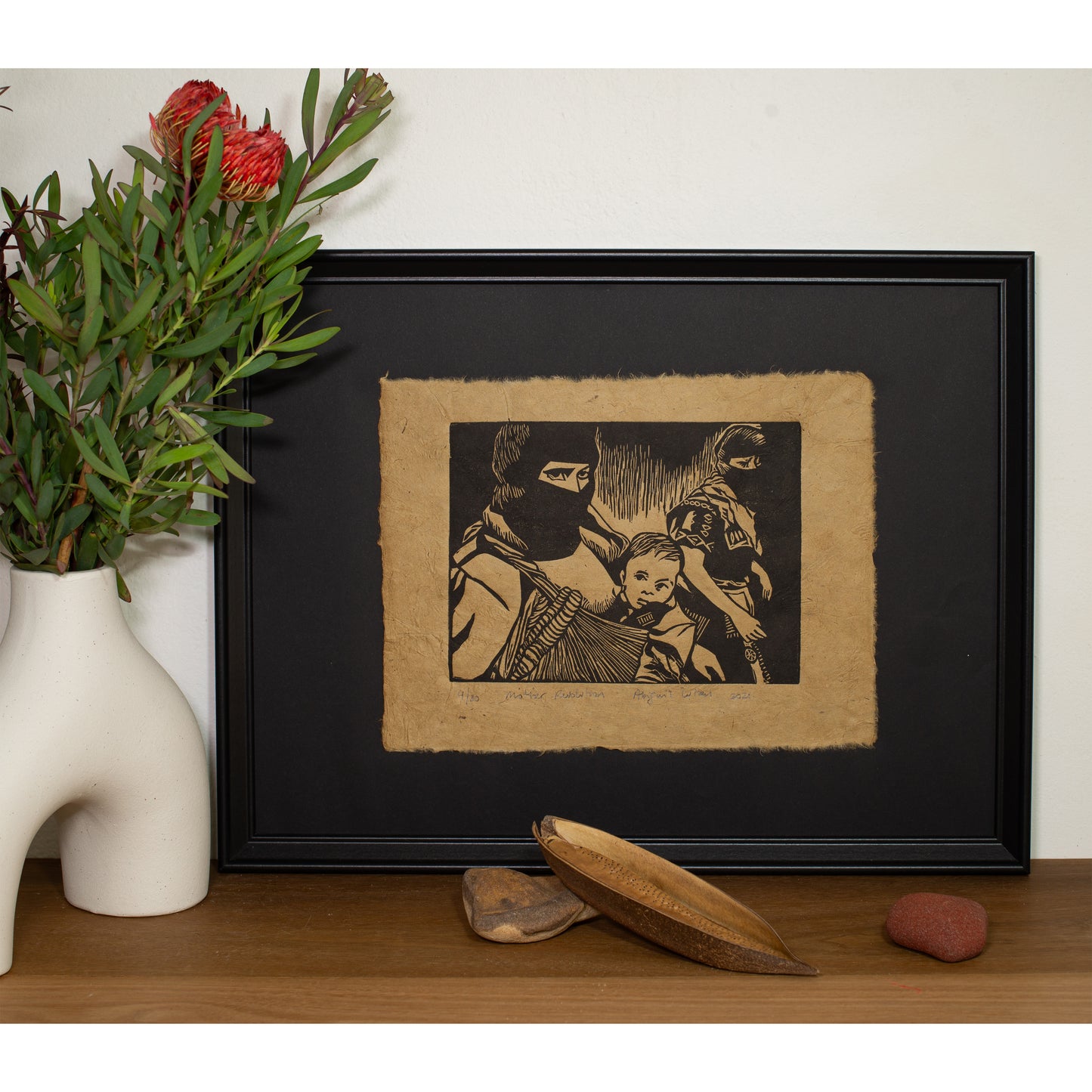 Mother Revolution - Limited Edition Handprinted Linocut