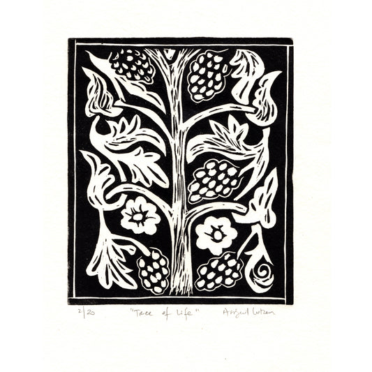 Tree of Life - Limited Edition Handprinted Linocut