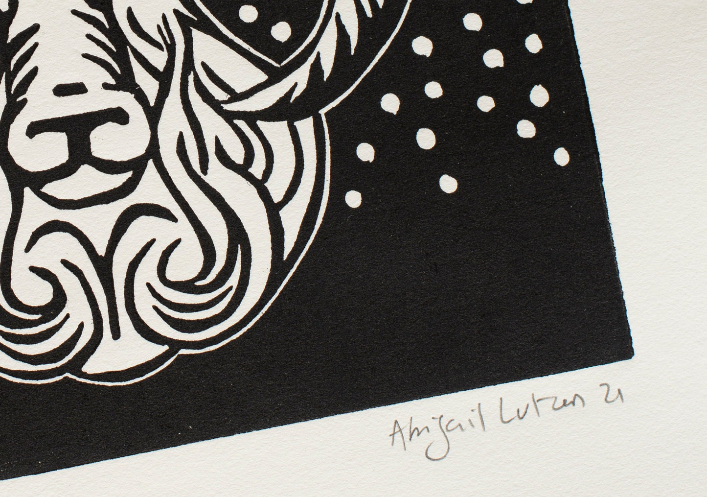 Aries Print, Zodiac, Star sign, Linocut print, Astrology, Horoscope print, Original Work, Handmade Print, Gift, Limited Edition, Signed.