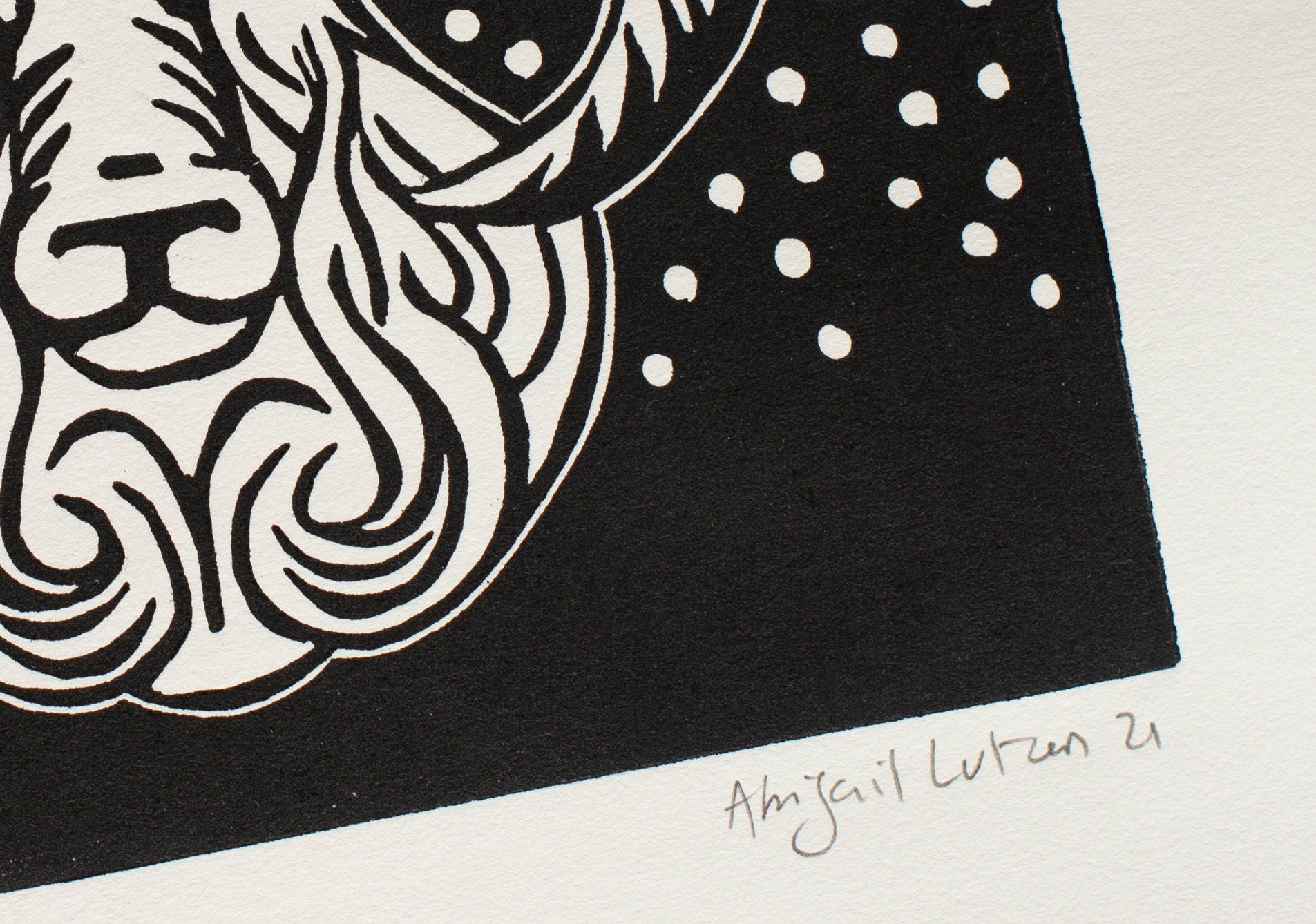 Aries Print, Zodiac, Star sign, Linocut print, Astrology, Horoscope print, Original Work, Handmade Print, Gift, Limited Edition, Signed.