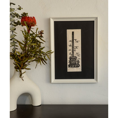 Interiors - Limited Edition Handprinted Linocut